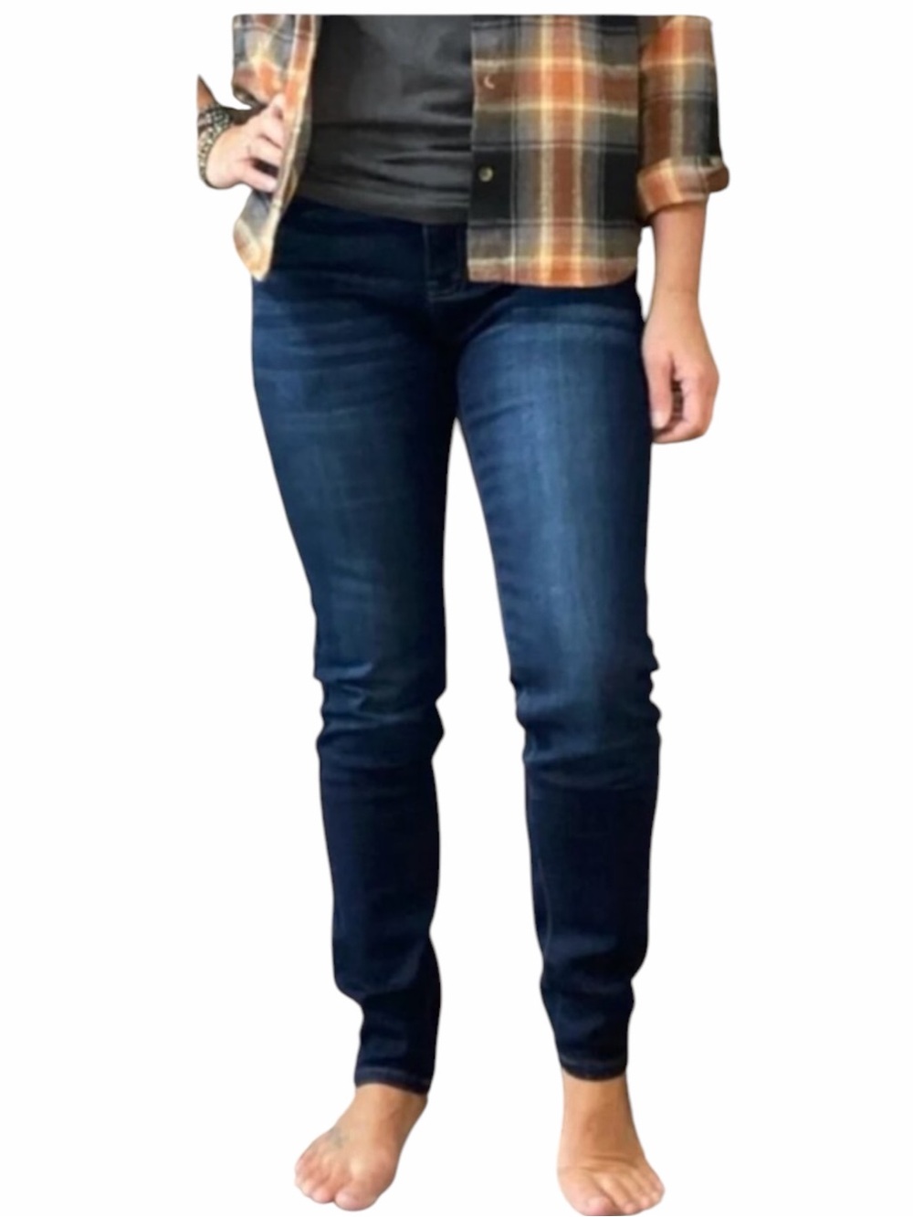 KanCan Bethany High Rise Fleeced Super Skinny Jeans Size 7/27